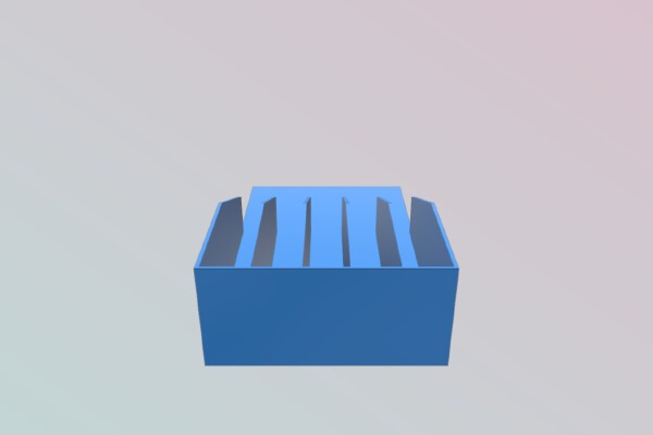 Parametric Tool Vertical Organizer | 3d print model