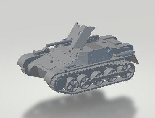 1:56 Panzerjäger 1 A ( PaK 36 ) | 3d print model