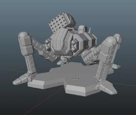 Bishamon Battlemech | 3d print model