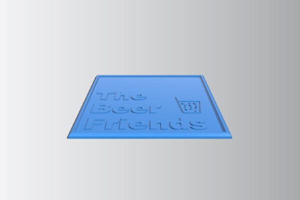 The Beer Friends Coaster | 3d print model