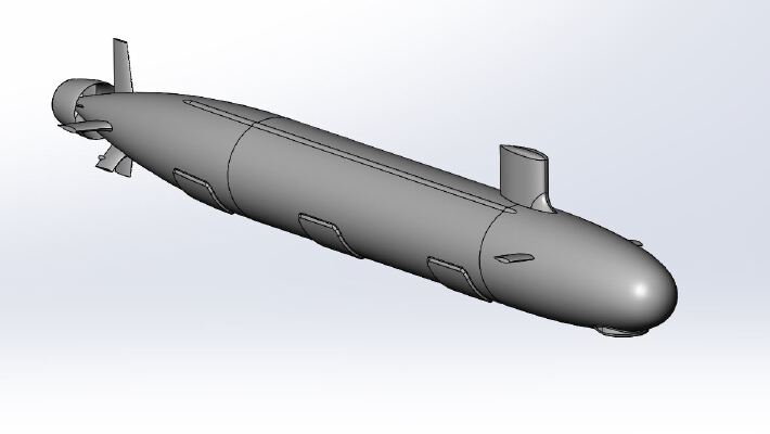 SSN774 Virginia Class Submarine | 3d print model