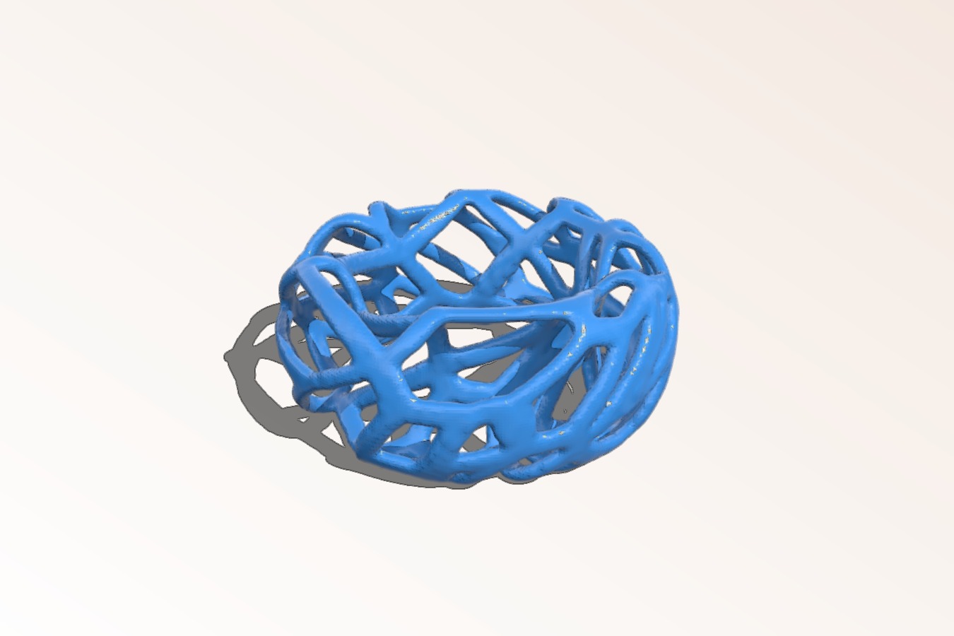 voronoi double-shell bracelet