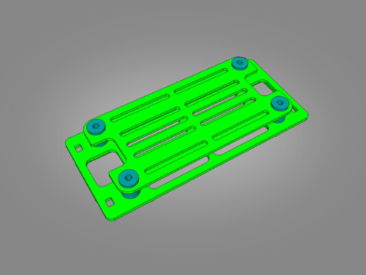 Mini Talon Anti-Vibration Flight Controller Tray (Short version) | 3d print model