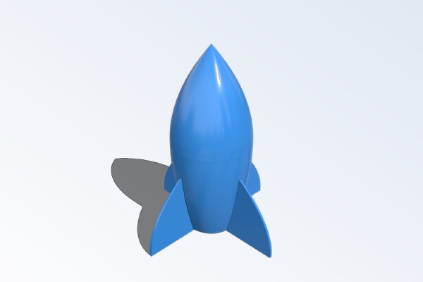 Cute Rocket | 3d print model