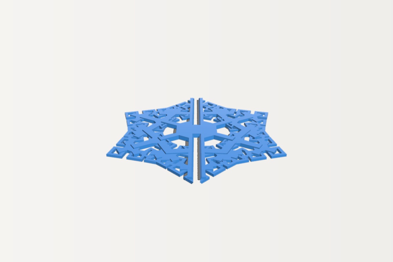 Star of David Mailable Snowflake Ornament