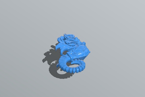 Sea horse pendant | 3d print model