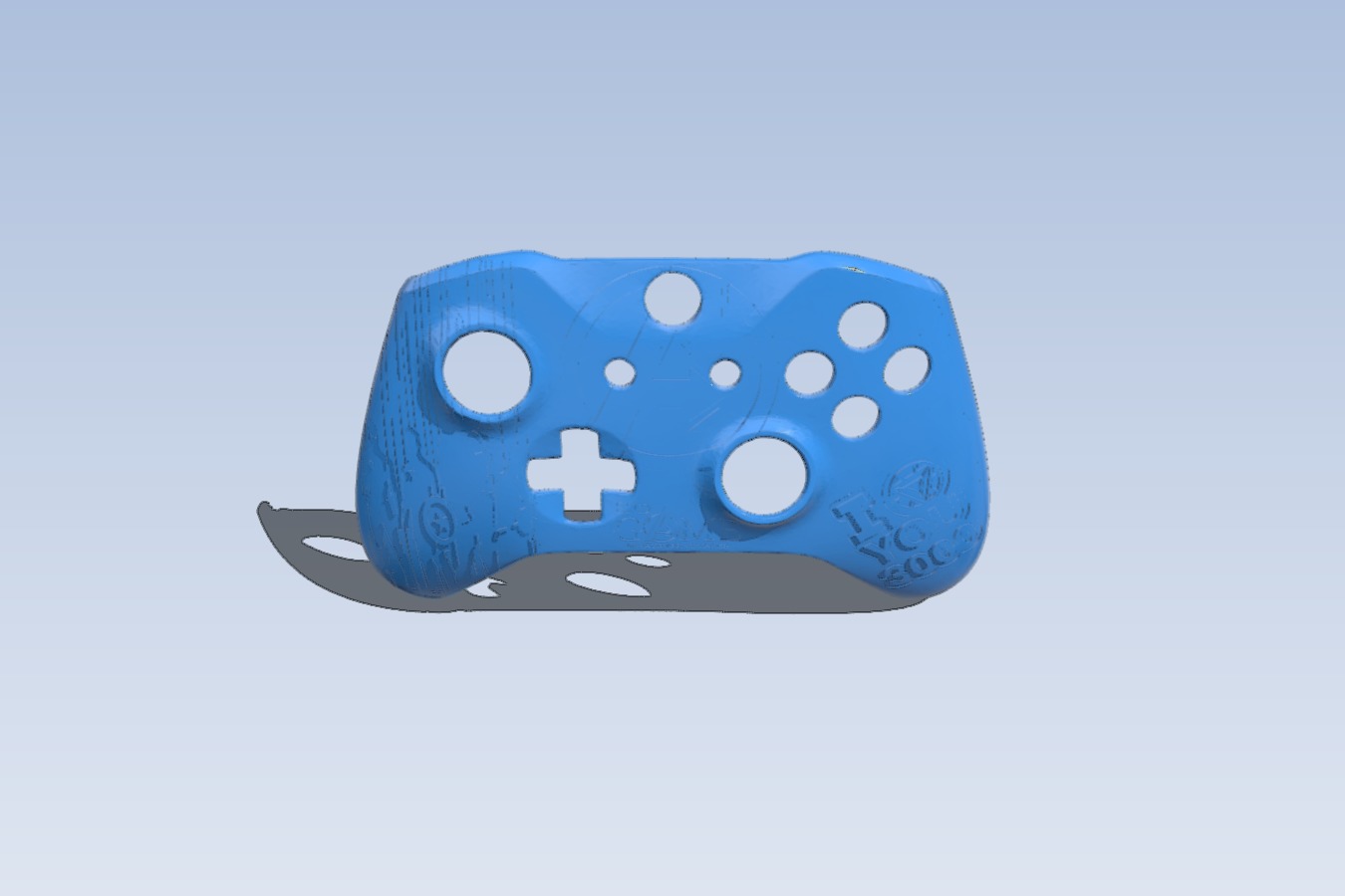 Xbox One S Custom Controller Shell: Avengers Endgame "I Love You 3000" Edition