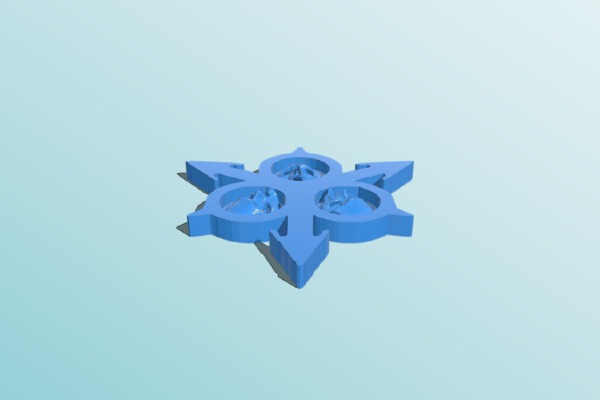 Nurgle Logo | 3d print model