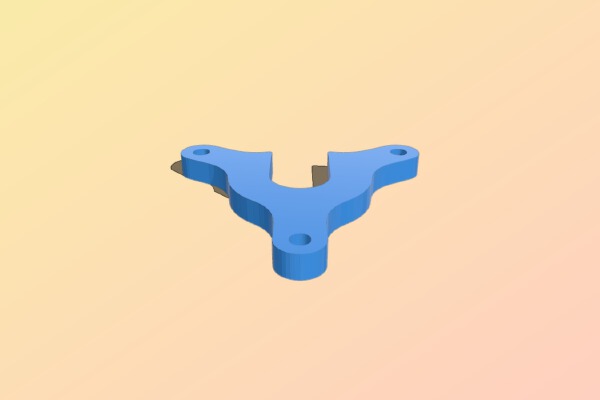 Legacy Kossel Groove Mount Hotend Bowden Adapter 1.75mm | 3d print model