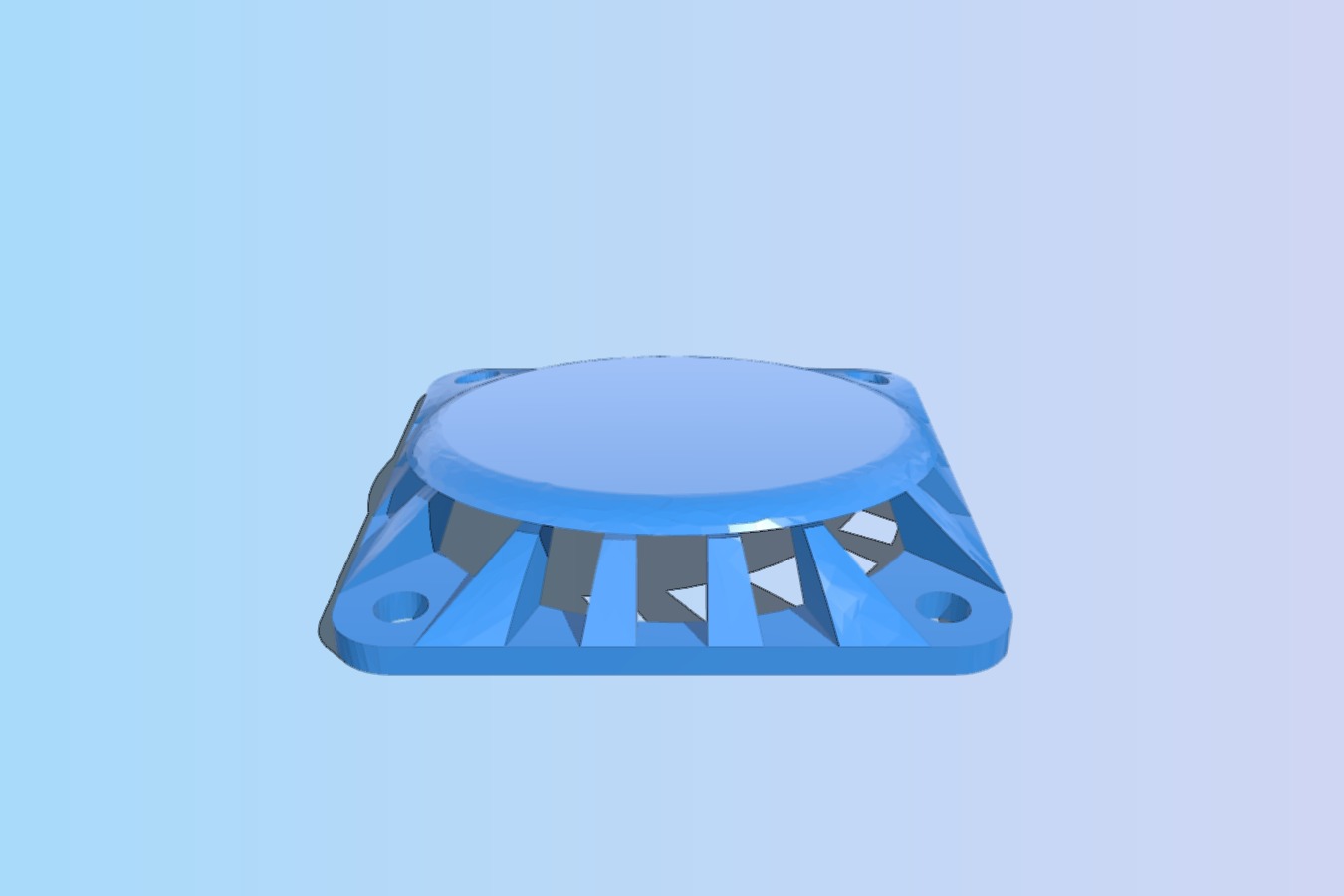 no-hell fan cover only - remix of Skyzone V3 (SKY02S V+) faceplate with fan