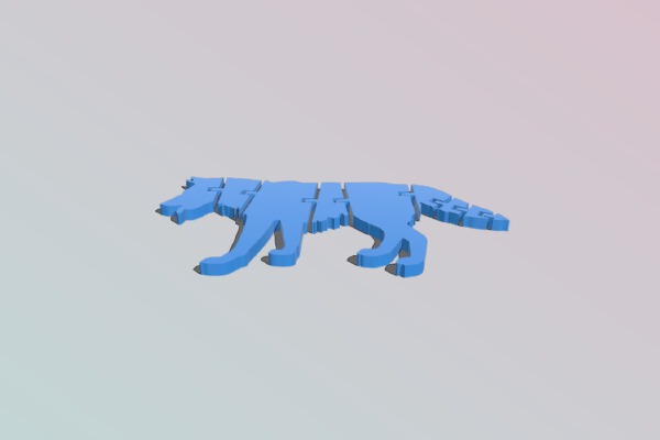 Wolf Flexi v1 | 3d print model
