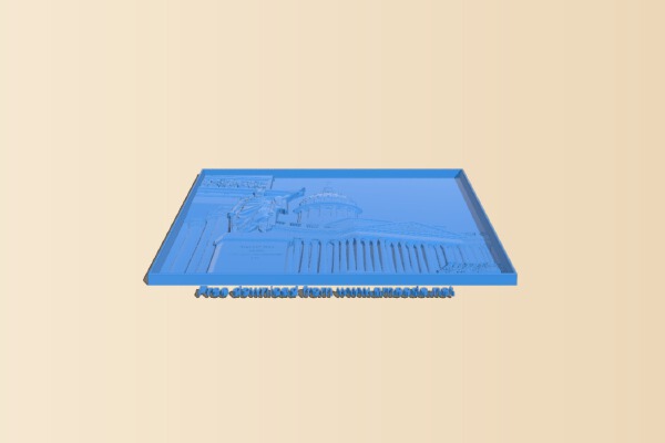 Kazan cathedral painting | 3d print model