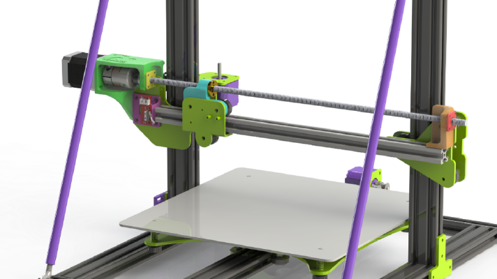 CR Series & Ender3 X Axis Lead Screw Drive | 3d print model