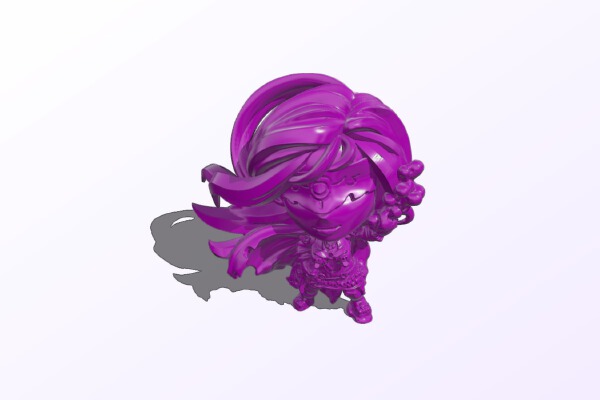 White speaker chibi miniature | 3d print model