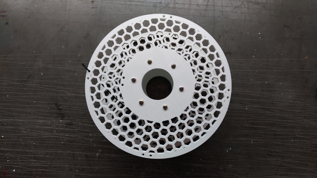 Printable filament spool