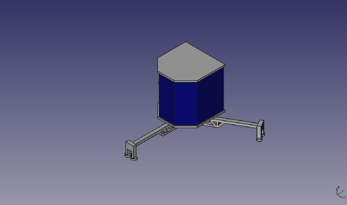 Philae Lander (Low Details) | 3d print model