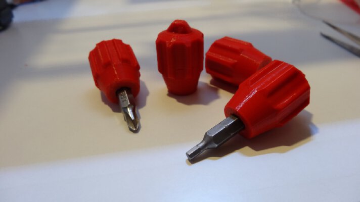 Bit screwdriver with magnet | 3d print model