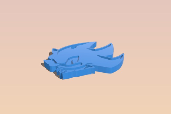 Shadow Medallion | 3d print model