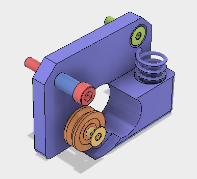 CTC_FlashForge Creator Extruder with Filament_Umbilical support | 3d print model