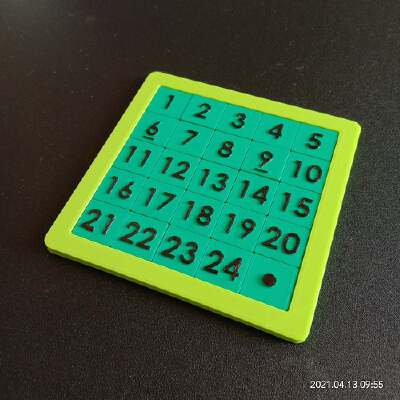 Sliding Number Puzzle 5x5 | 3d print model