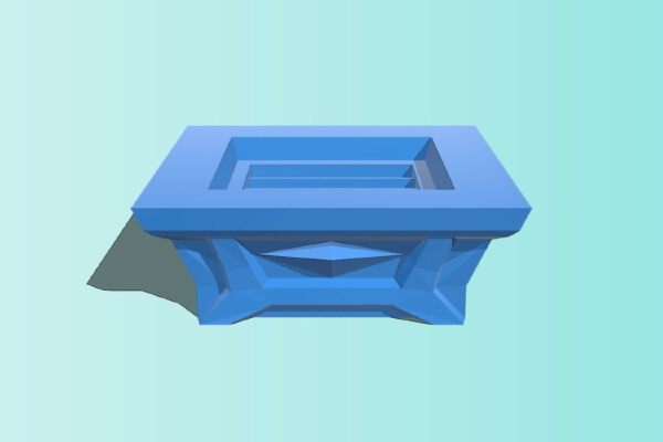Nintendo Switch Cartridges - Zelda Storage Chest (4 Cartridges) | 3d print model