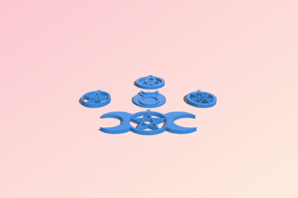 Wicca collection | 3d print model