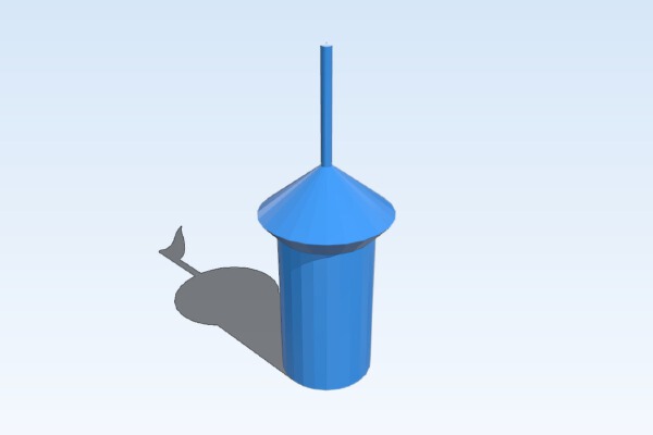 Marble Run Flag Cap | 3d print model