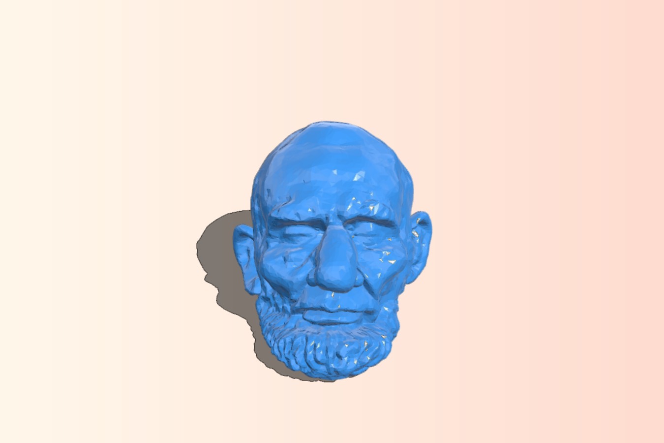 Caricatured Lincoln Head