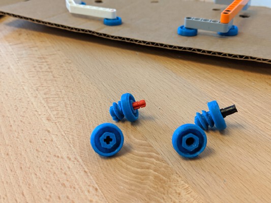 Cardboard Screw - LEGO Technic Compatible | 3d print model