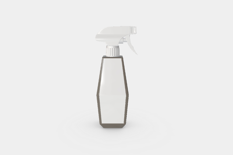 Spray Disinfectant Bottle Mockup