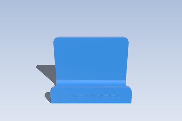 OneWheel stand with logo | 3d print model