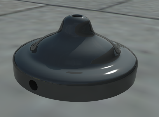 Edison bulb ceiling base | 3d print model
