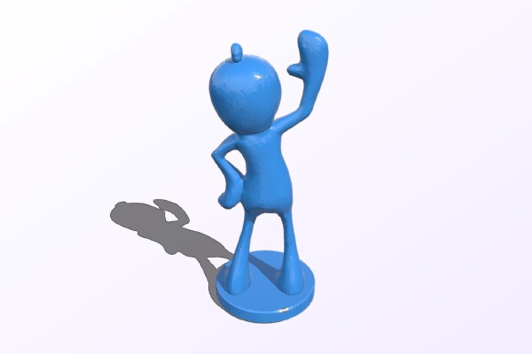 Mr. Meeseeks Waving w_ updated base | 3d print model