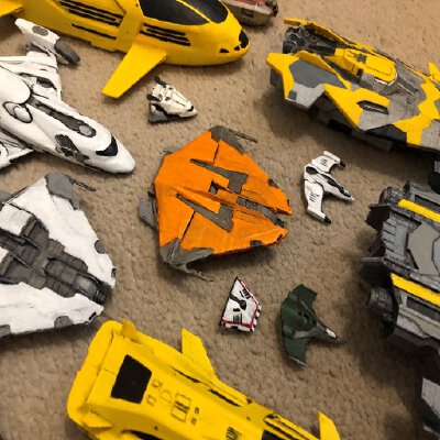 Krait Phantom 2 Part (Elite Dangerous) | 3d print model