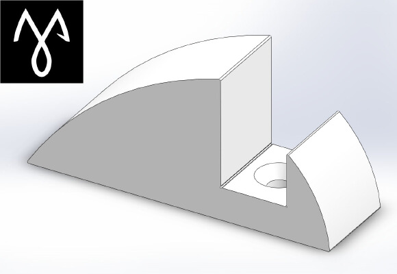 Simple Shelf Bracket (many sizes) | 3d print model