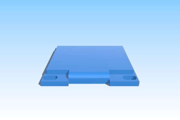 mockup for OLED I2C SSD1306 128×64 0.96″ screen | 3d print model