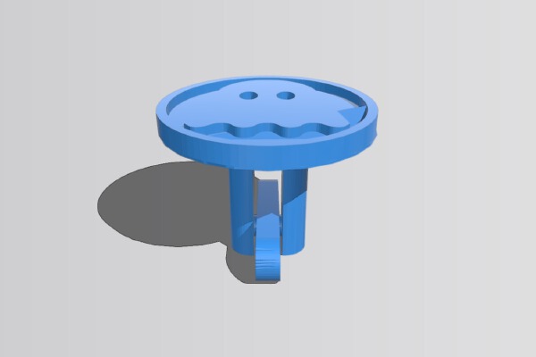 Ghost Cufflink | 3d print model