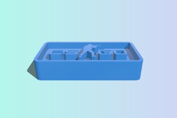CS:GO Logo | 3d print model