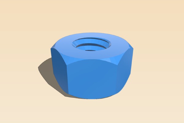 My Customized NUT JOB | Nut, Bolt, Washer and Threaded Rod Factory | 3d print model