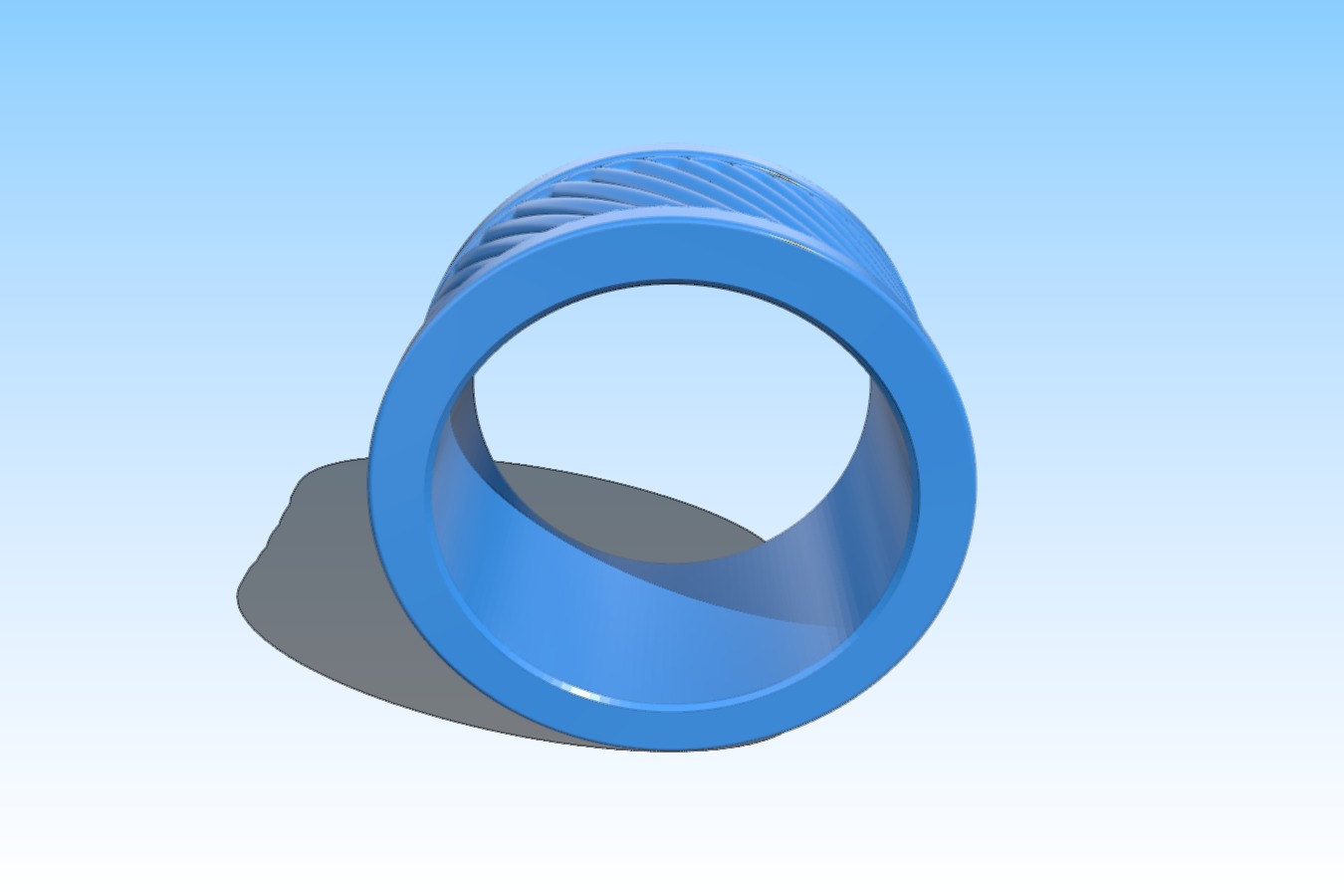 raised pattern ring