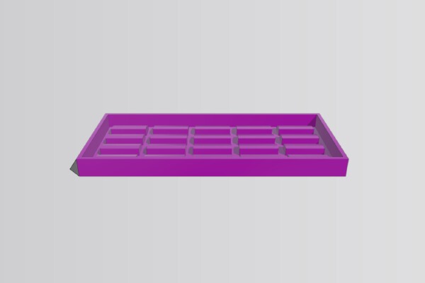 Concrete Bordure Block mold 1_20 | 3d print model