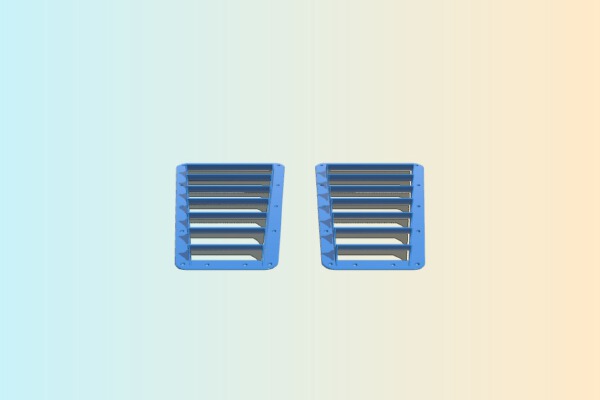 Universal Hood Louvers | 3d print model