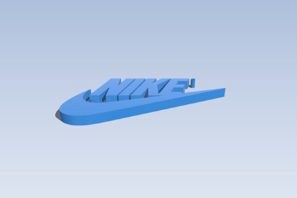 Logo Nike | 3d print model