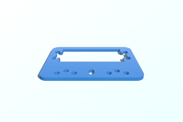 OpenBeam Servo Mount | 3d print model