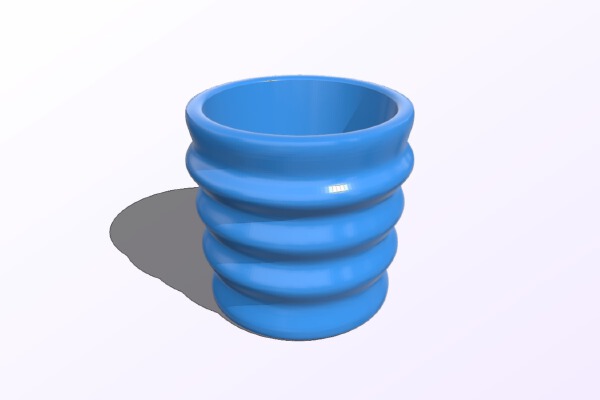 ergo thermo paper cup holder | 3d print model
