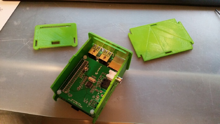 Raspbery Pi with digi + case | 3d print model