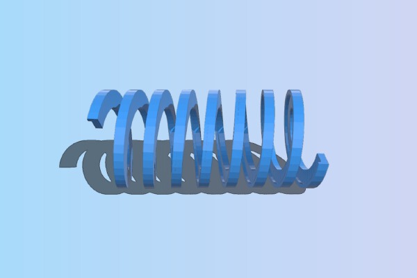 Experimental Spring | 3d print model