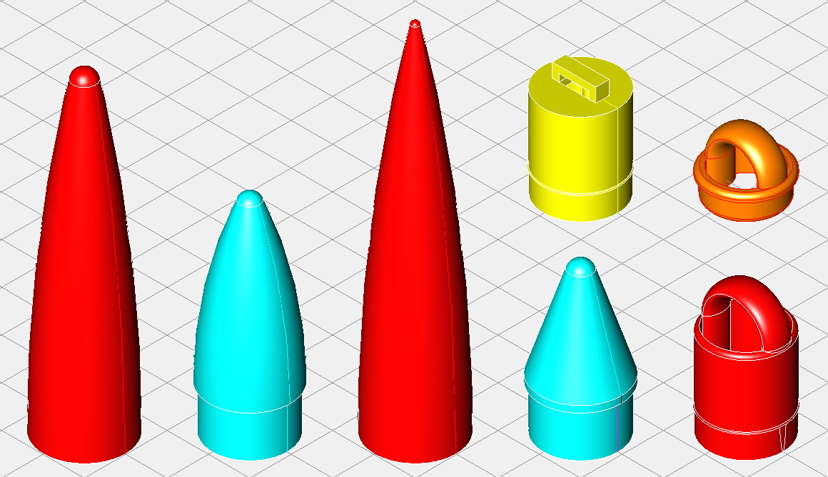Centuri 7 Series Plastic Nose Cones