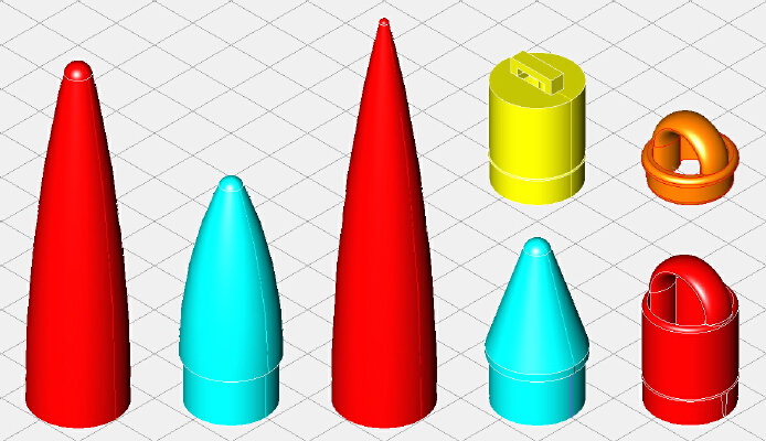 Centuri 7 Series Plastic Nose Cones | 3d print model
