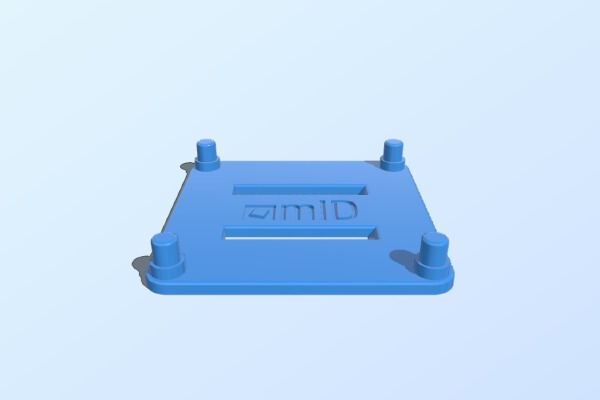 Slim Mounting Plate for Naze32 | 3d print model